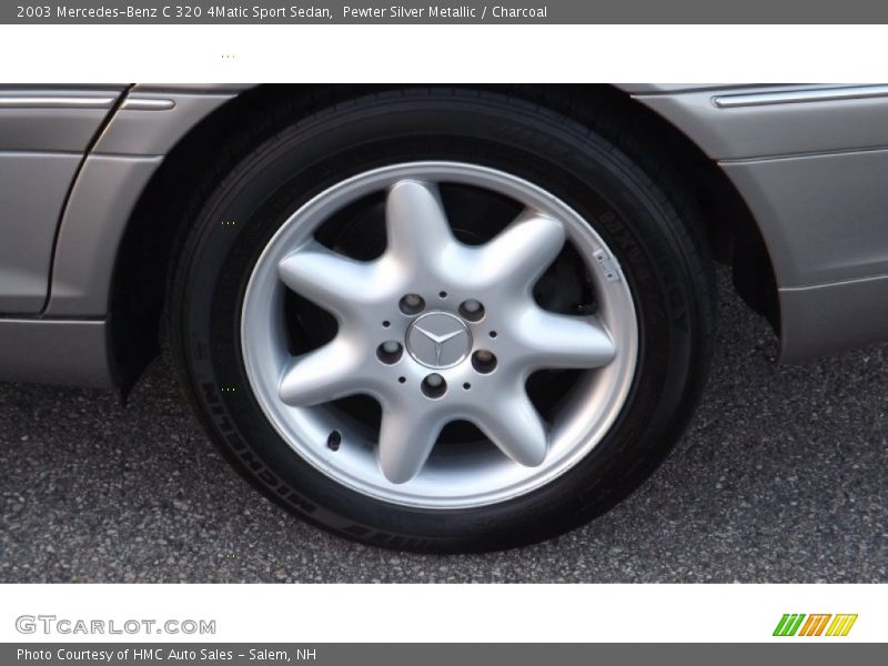 Pewter Silver Metallic / Charcoal 2003 Mercedes-Benz C 320 4Matic Sport Sedan
