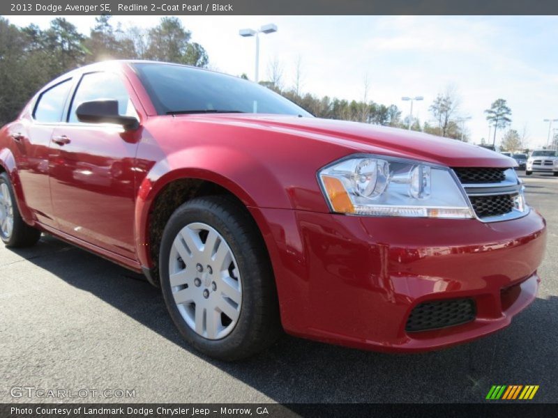 Redline 2-Coat Pearl / Black 2013 Dodge Avenger SE