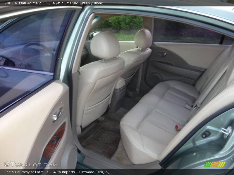 Mystic Emerald Green / Blond 2003 Nissan Altima 2.5 SL