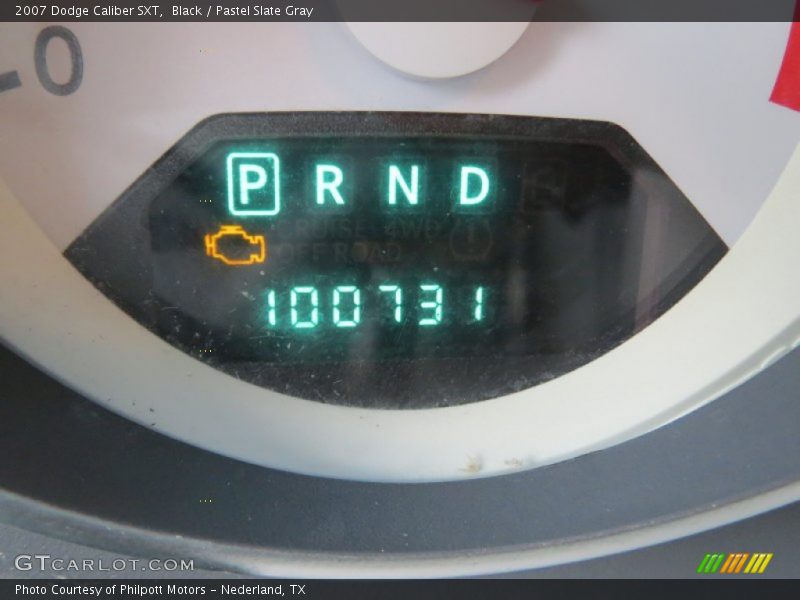Black / Pastel Slate Gray 2007 Dodge Caliber SXT