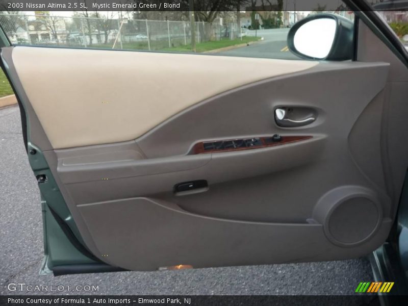 Mystic Emerald Green / Blond 2003 Nissan Altima 2.5 SL