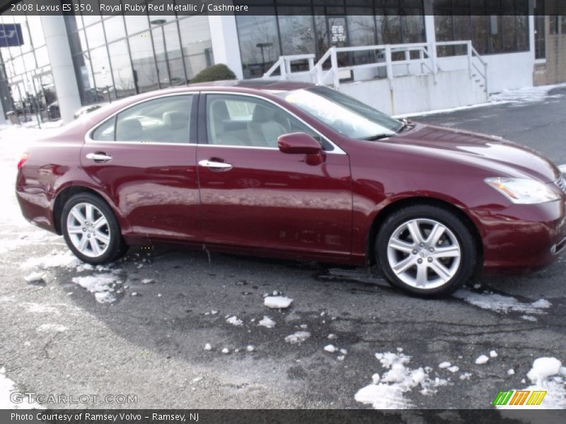 Royal Ruby Red Metallic / Cashmere 2008 Lexus ES 350