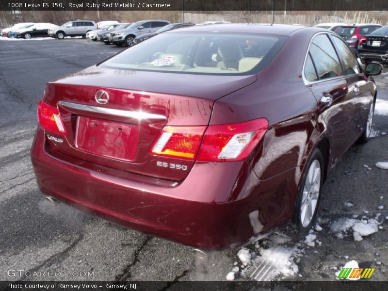 Royal Ruby Red Metallic / Cashmere 2008 Lexus ES 350