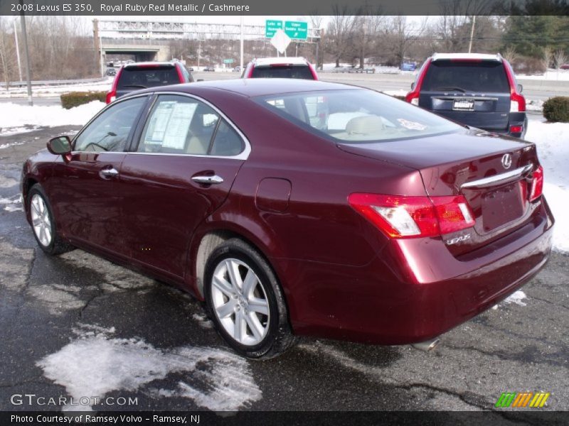 Royal Ruby Red Metallic / Cashmere 2008 Lexus ES 350