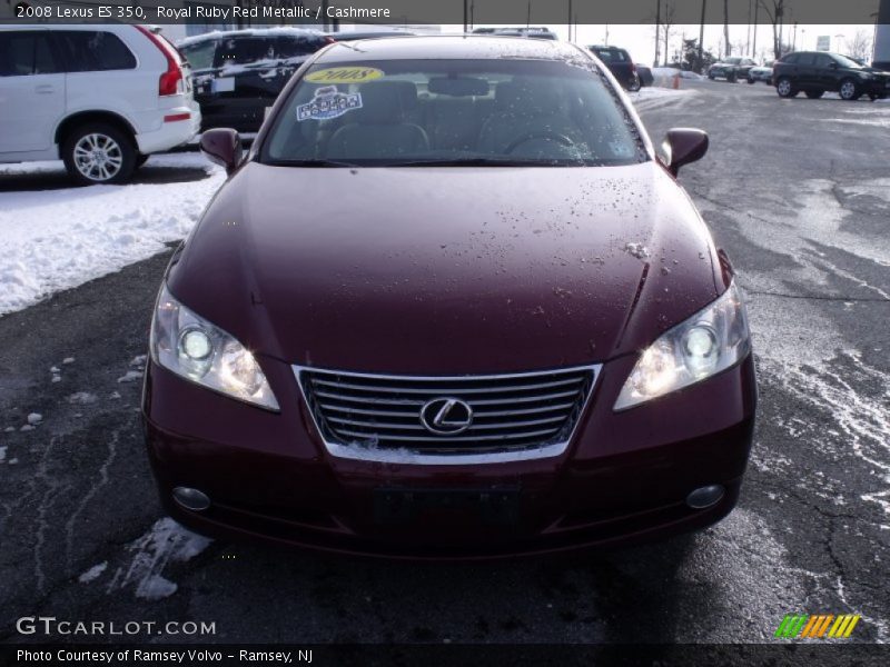 Royal Ruby Red Metallic / Cashmere 2008 Lexus ES 350