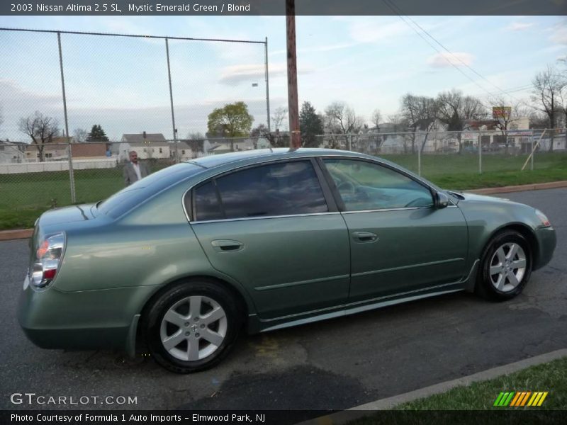 Mystic Emerald Green / Blond 2003 Nissan Altima 2.5 SL