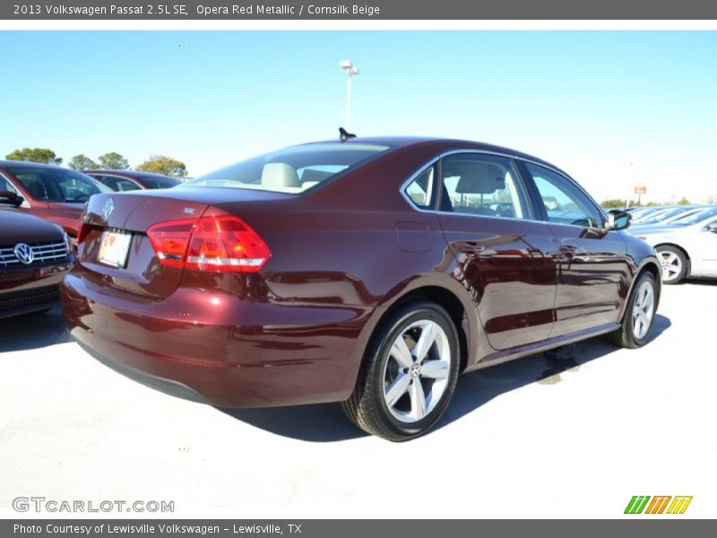 Opera Red Metallic / Cornsilk Beige 2013 Volkswagen Passat 2.5L SE