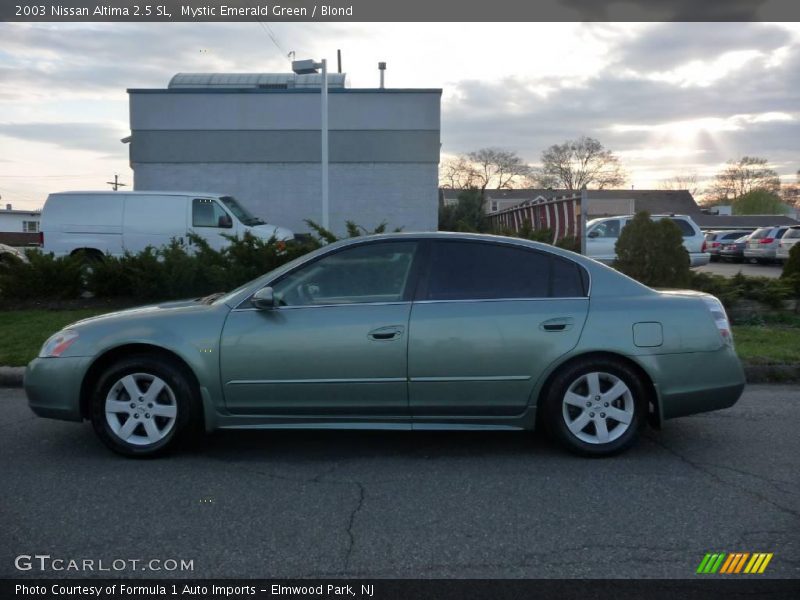 Mystic Emerald Green / Blond 2003 Nissan Altima 2.5 SL