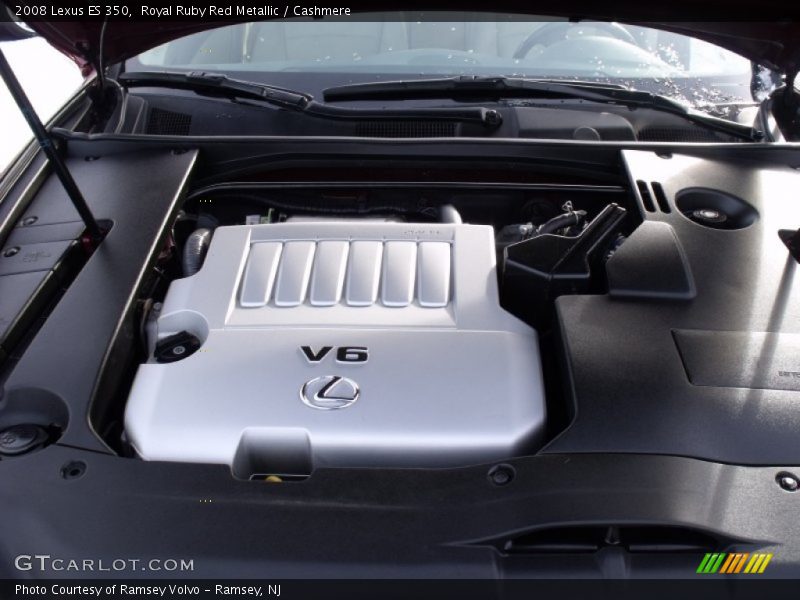 Royal Ruby Red Metallic / Cashmere 2008 Lexus ES 350