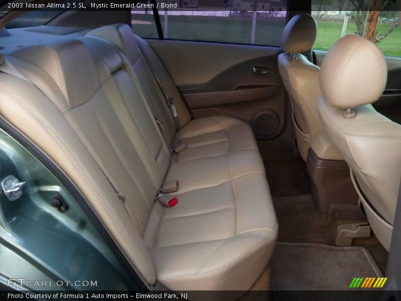 Mystic Emerald Green / Blond 2003 Nissan Altima 2.5 SL