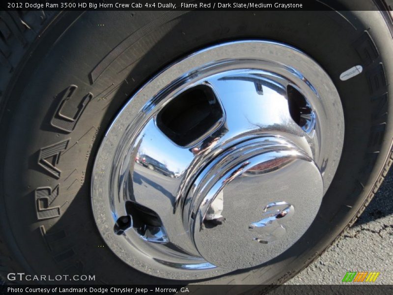 Flame Red / Dark Slate/Medium Graystone 2012 Dodge Ram 3500 HD Big Horn Crew Cab 4x4 Dually