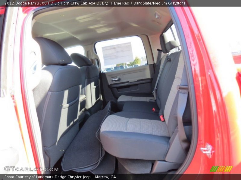 Flame Red / Dark Slate/Medium Graystone 2012 Dodge Ram 3500 HD Big Horn Crew Cab 4x4 Dually