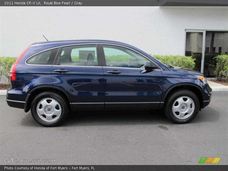 Royal Blue Pearl / Gray 2011 Honda CR-V LX