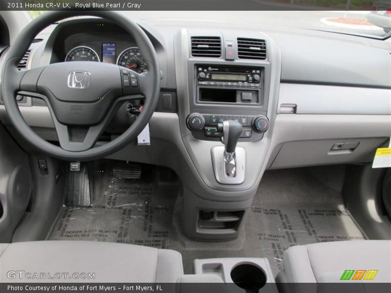 Royal Blue Pearl / Gray 2011 Honda CR-V LX
