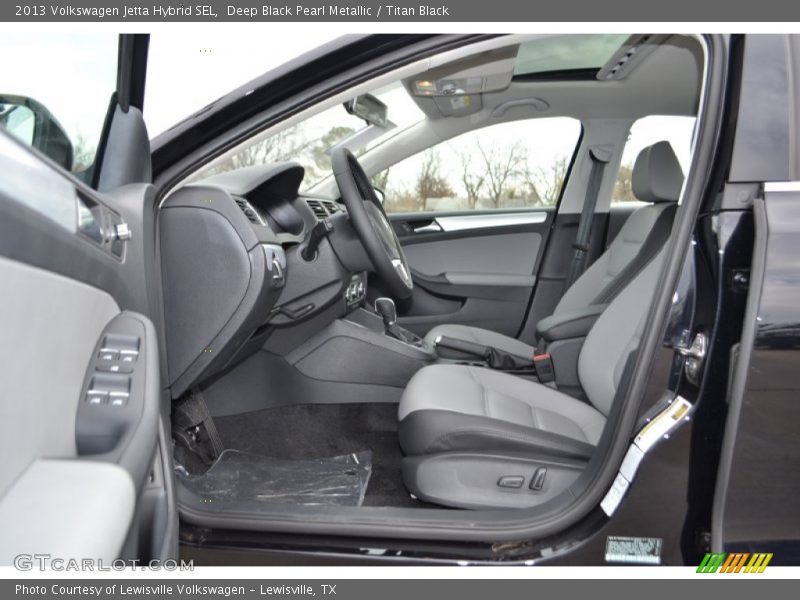  2013 Jetta Hybrid SEL Titan Black Interior