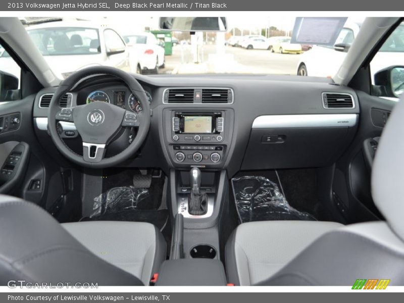 Dashboard of 2013 Jetta Hybrid SEL