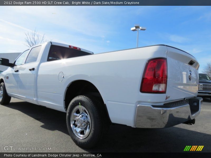 Bright White / Dark Slate/Medium Graystone 2012 Dodge Ram 2500 HD SLT Crew Cab