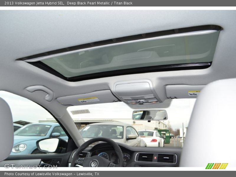 Sunroof of 2013 Jetta Hybrid SEL