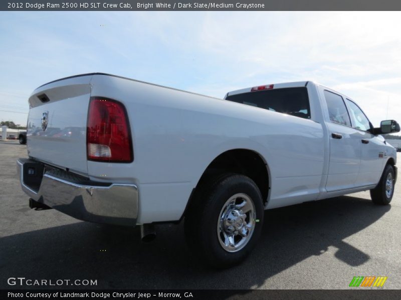 Bright White / Dark Slate/Medium Graystone 2012 Dodge Ram 2500 HD SLT Crew Cab