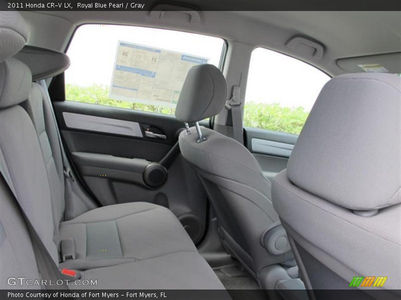 Royal Blue Pearl / Gray 2011 Honda CR-V LX
