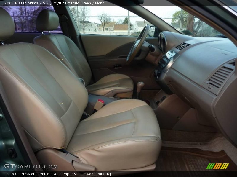 Mystic Emerald Green / Blond 2003 Nissan Altima 2.5 SL