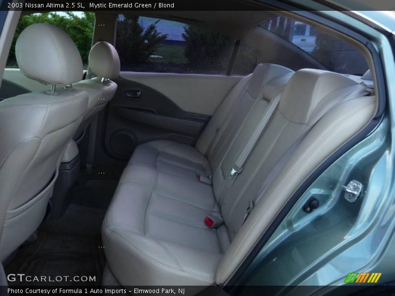 Mystic Emerald Green / Blond 2003 Nissan Altima 2.5 SL