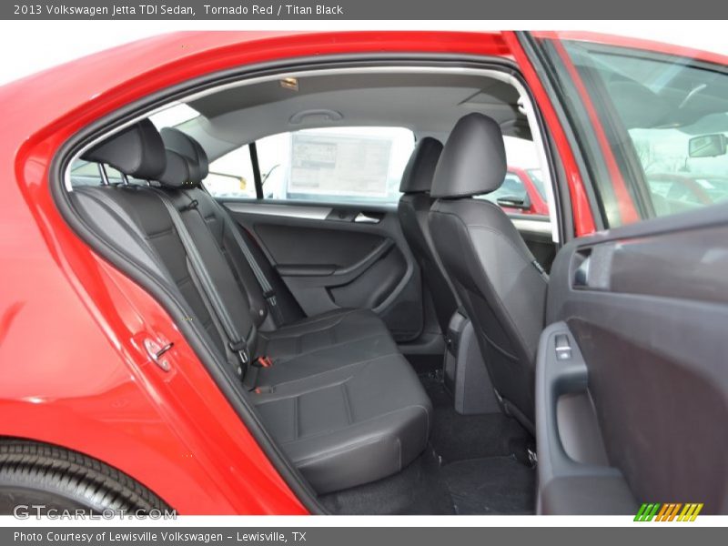 Tornado Red / Titan Black 2013 Volkswagen Jetta TDI Sedan