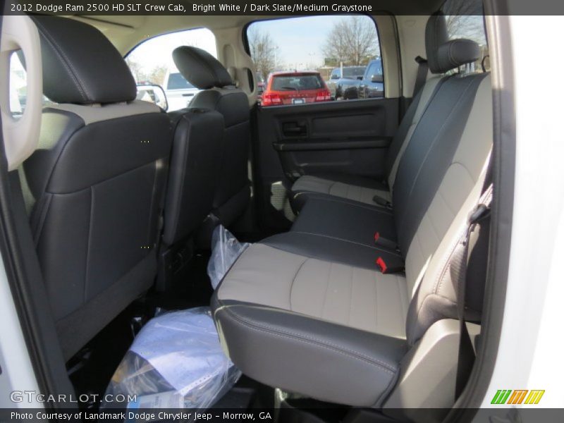 Bright White / Dark Slate/Medium Graystone 2012 Dodge Ram 2500 HD SLT Crew Cab