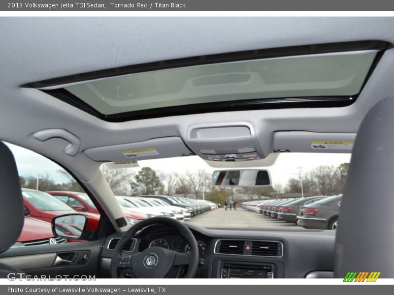 Tornado Red / Titan Black 2013 Volkswagen Jetta TDI Sedan