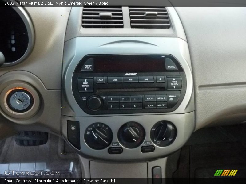 Mystic Emerald Green / Blond 2003 Nissan Altima 2.5 SL