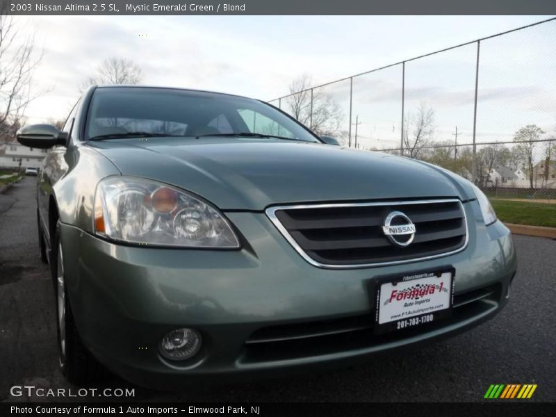 Mystic Emerald Green / Blond 2003 Nissan Altima 2.5 SL