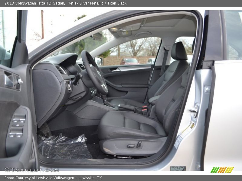 Reflex Silver Metallic / Titan Black 2013 Volkswagen Jetta TDI Sedan