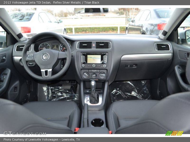 Reflex Silver Metallic / Titan Black 2013 Volkswagen Jetta TDI Sedan