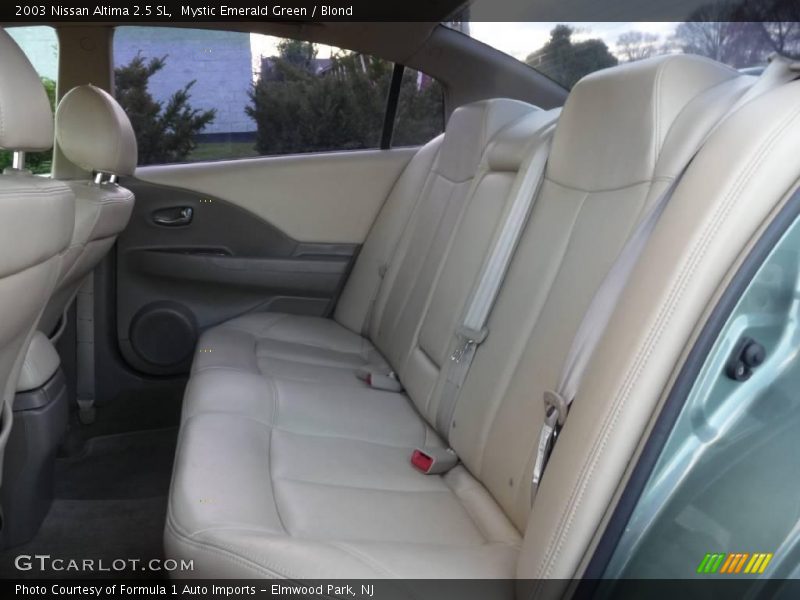 Mystic Emerald Green / Blond 2003 Nissan Altima 2.5 SL