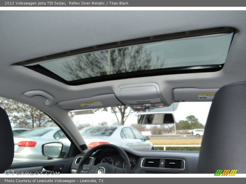 Reflex Silver Metallic / Titan Black 2013 Volkswagen Jetta TDI Sedan