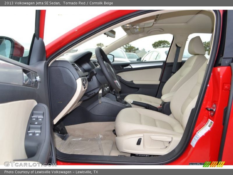 Tornado Red / Cornsilk Beige 2013 Volkswagen Jetta SE Sedan