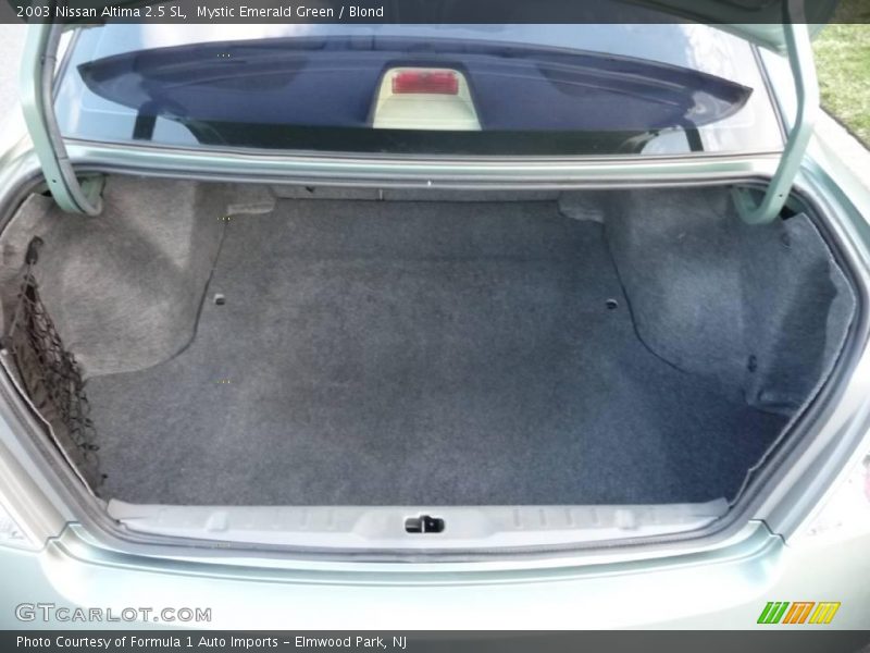 Mystic Emerald Green / Blond 2003 Nissan Altima 2.5 SL