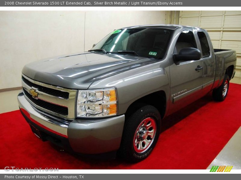 Silver Birch Metallic / Light Titanium/Ebony Accents 2008 Chevrolet Silverado 1500 LT Extended Cab
