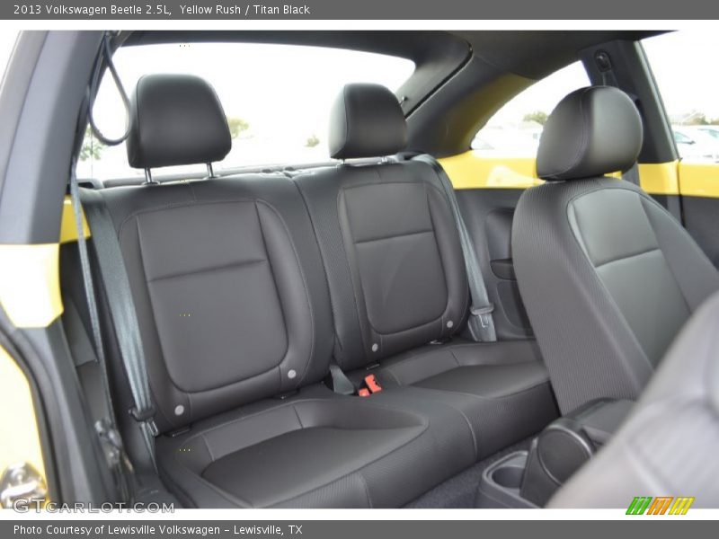 Yellow Rush / Titan Black 2013 Volkswagen Beetle 2.5L