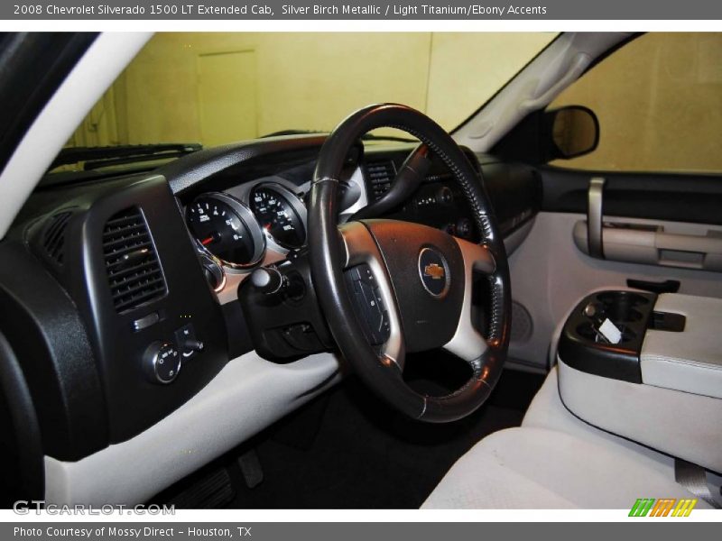 Silver Birch Metallic / Light Titanium/Ebony Accents 2008 Chevrolet Silverado 1500 LT Extended Cab