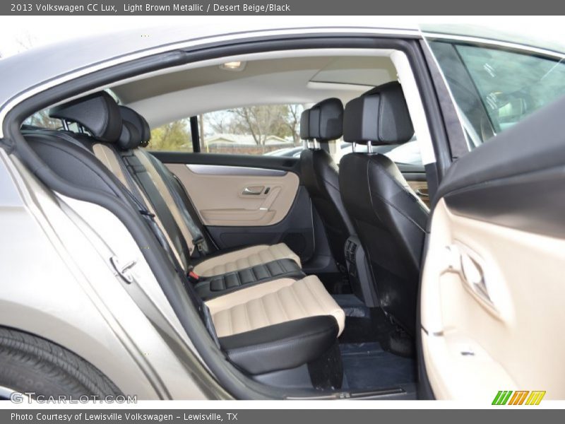 Light Brown Metallic / Desert Beige/Black 2013 Volkswagen CC Lux