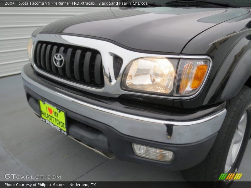 Black Sand Pearl / Charcoal 2004 Toyota Tacoma V6 PreRunner TRD Xtracab