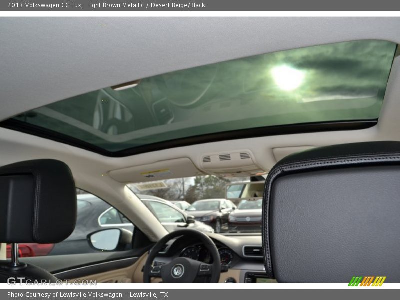 Light Brown Metallic / Desert Beige/Black 2013 Volkswagen CC Lux