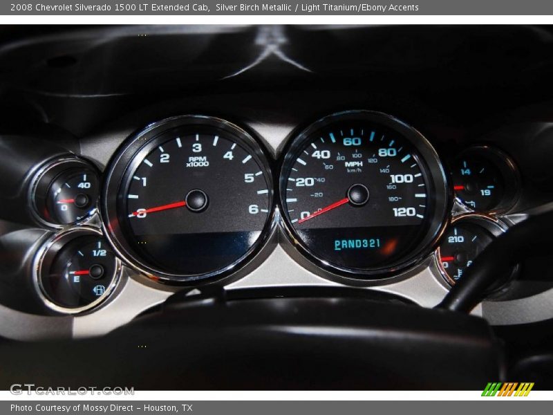 Silver Birch Metallic / Light Titanium/Ebony Accents 2008 Chevrolet Silverado 1500 LT Extended Cab
