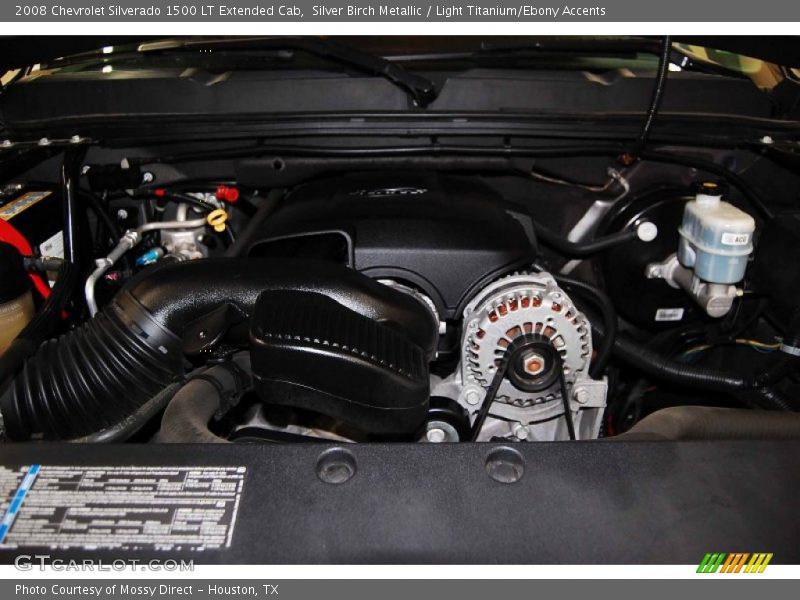 Silver Birch Metallic / Light Titanium/Ebony Accents 2008 Chevrolet Silverado 1500 LT Extended Cab