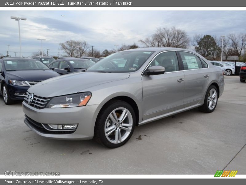Tungsten Silver Metallic / Titan Black 2013 Volkswagen Passat TDI SEL