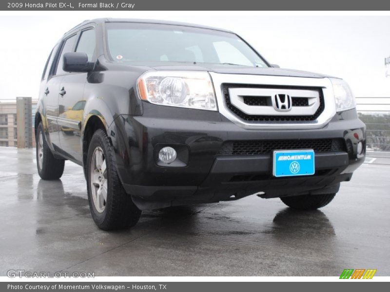 Formal Black / Gray 2009 Honda Pilot EX-L