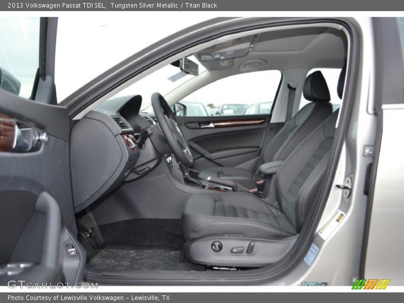 Tungsten Silver Metallic / Titan Black 2013 Volkswagen Passat TDI SEL