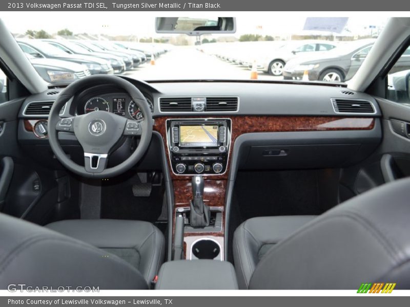 Tungsten Silver Metallic / Titan Black 2013 Volkswagen Passat TDI SEL