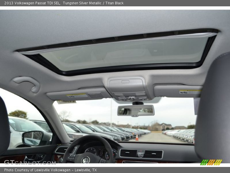 Tungsten Silver Metallic / Titan Black 2013 Volkswagen Passat TDI SEL